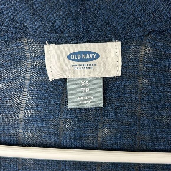 Old Navy Women’s XS Navy Blue Lightweight Sleeveless Cardigan Vest NEW - Picture 3 of 4